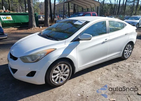 2013 Hyundai Elantra Gls/Limited from USA, damaged, VIN 5NPDH4AE0DH160724